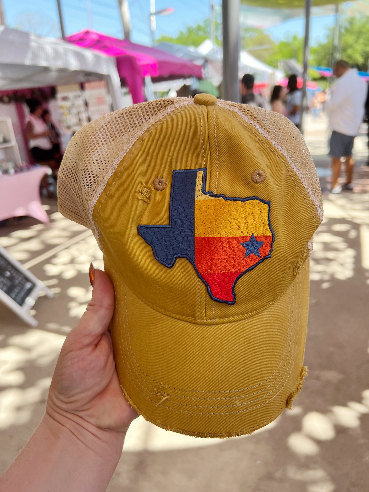 HTown Texas Dirty Trucker Hat