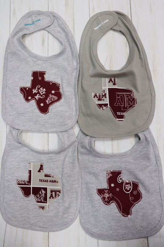 College Station Baby Bib