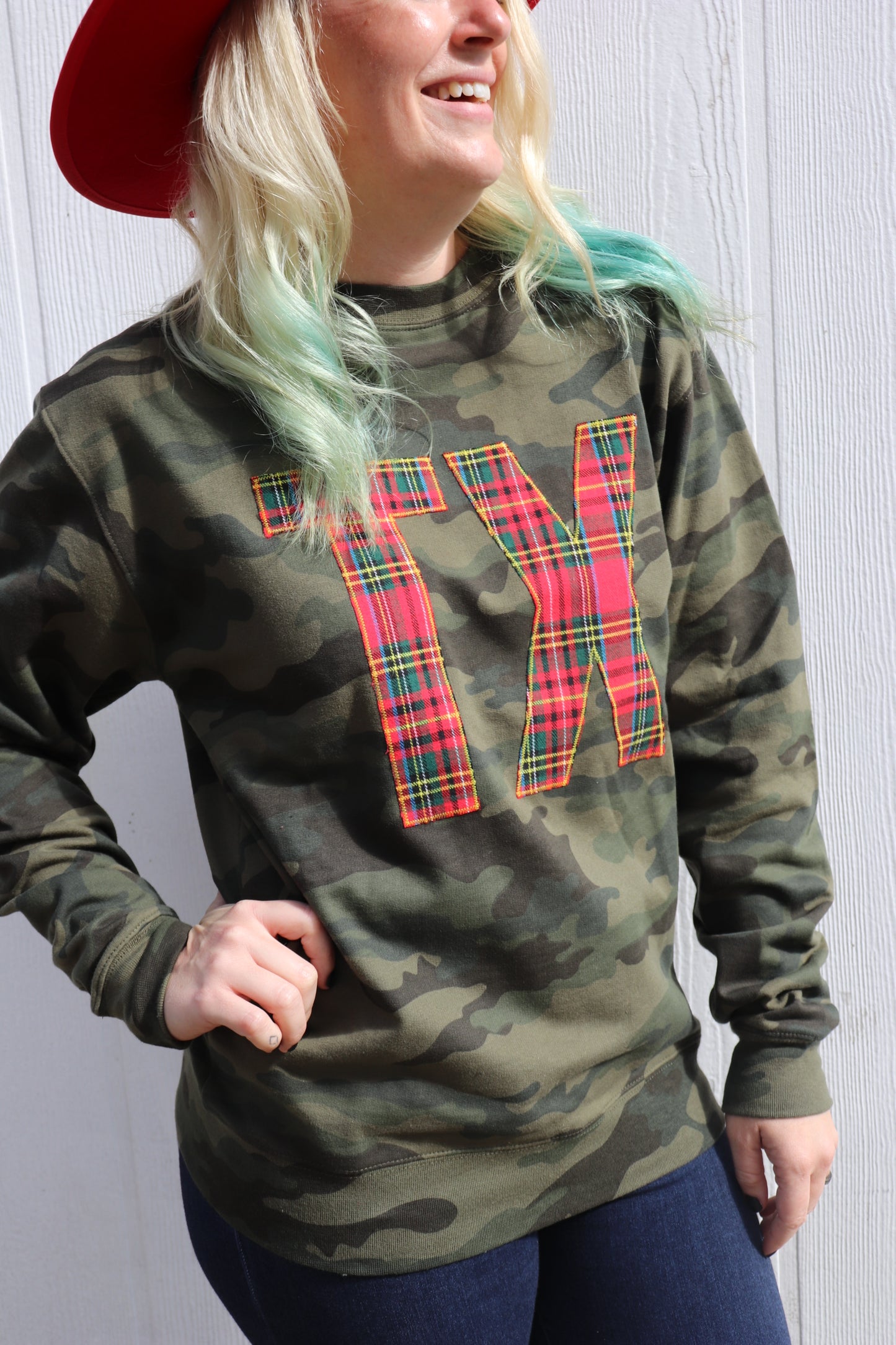 Tartan Plaid State Pullover [Premium Camo]