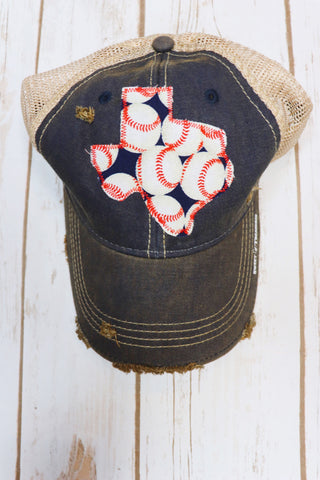 Baseball Custom Dirty Trucker Hat