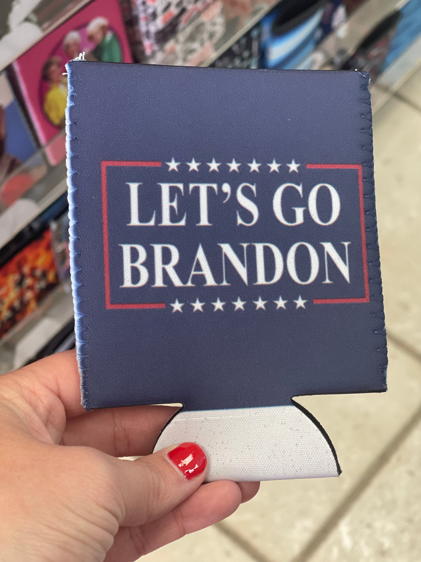 Let's Go Brandon Can Holder