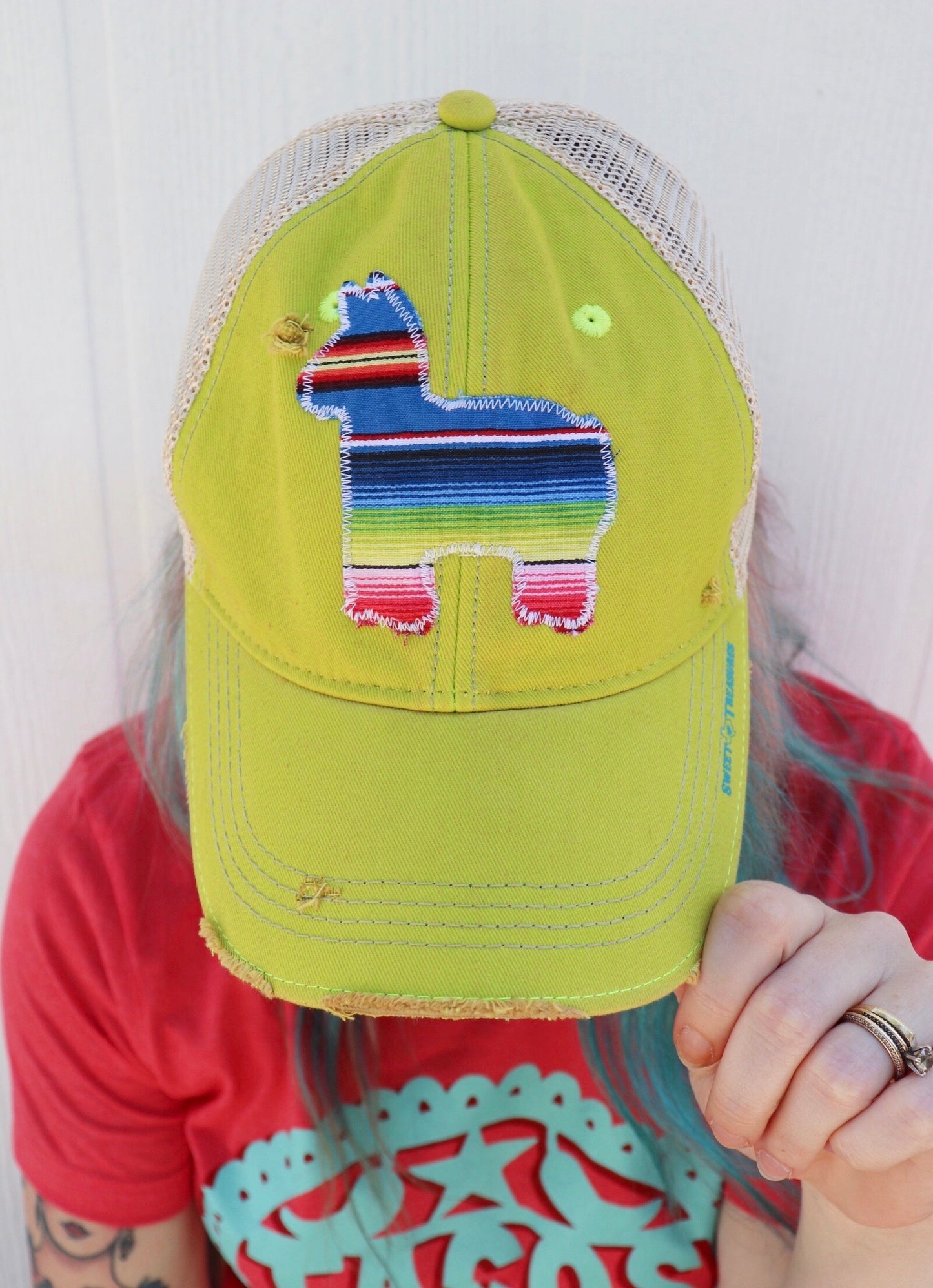 Fiesta Serape Dirty Trucker Hat