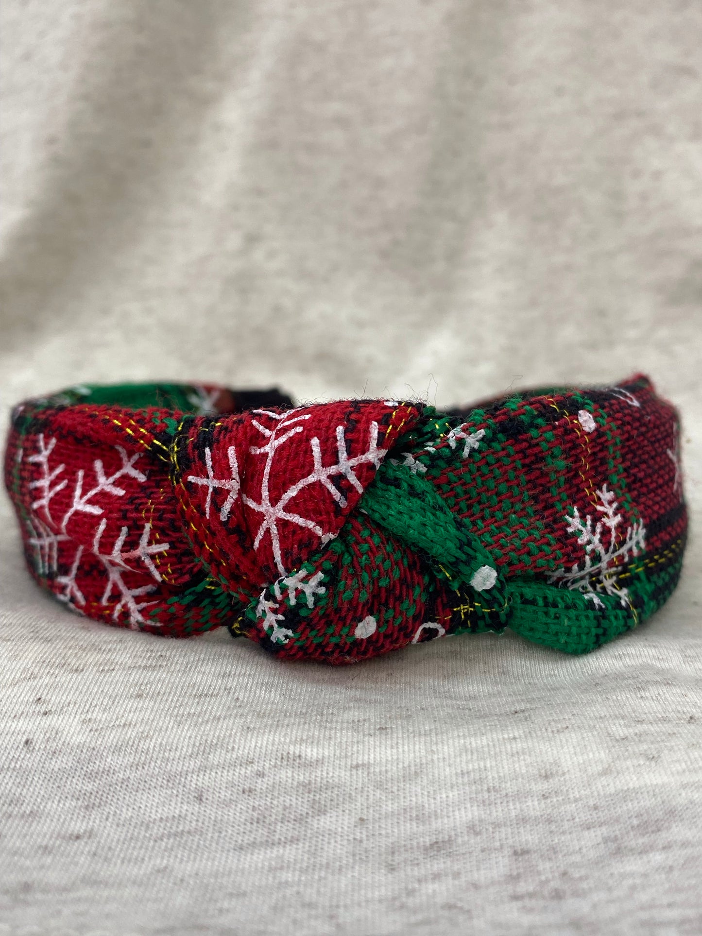 Holiday Plaid Knotted Headband [6 styles]