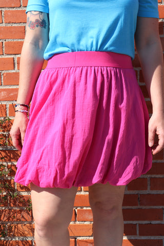 Last Call Main Street Bubble Skirt [Fuchsia]