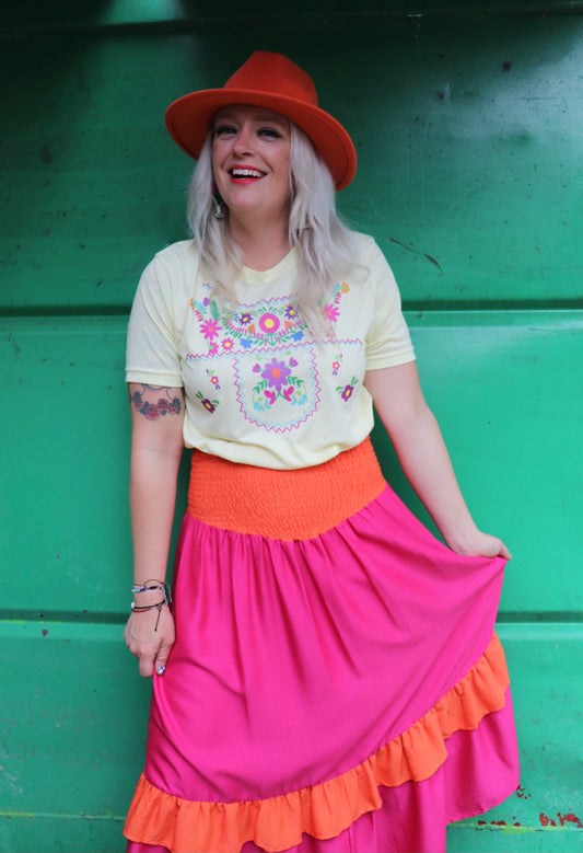 Carli Colorblock Maxi Skirt