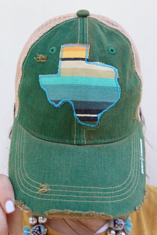 Playa Serape Dirty Trucker Hat