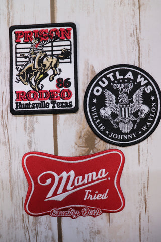 Country Outlaw Patches
