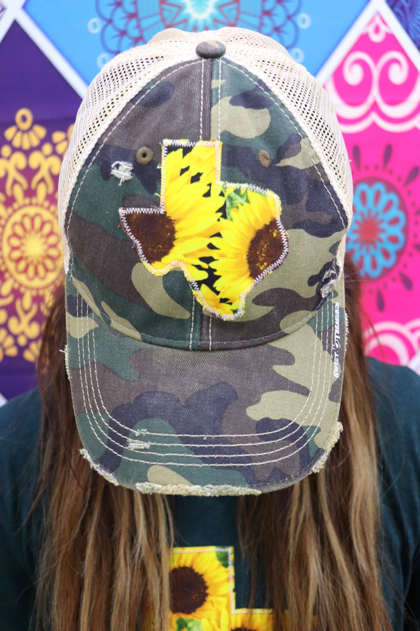 Sunflower Dirty Trucker Hat