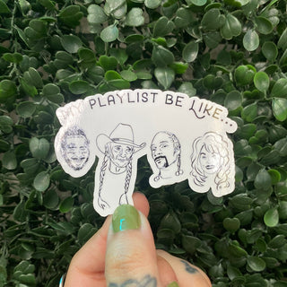 Playlist Sticker