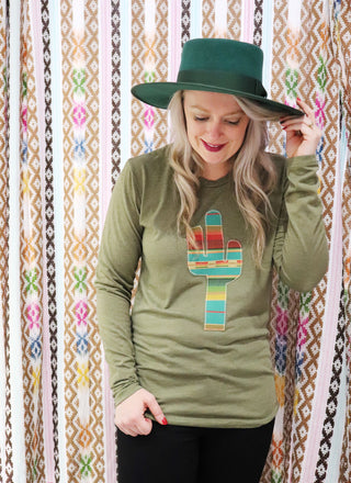 Lago Serape Long Sleeve Tee