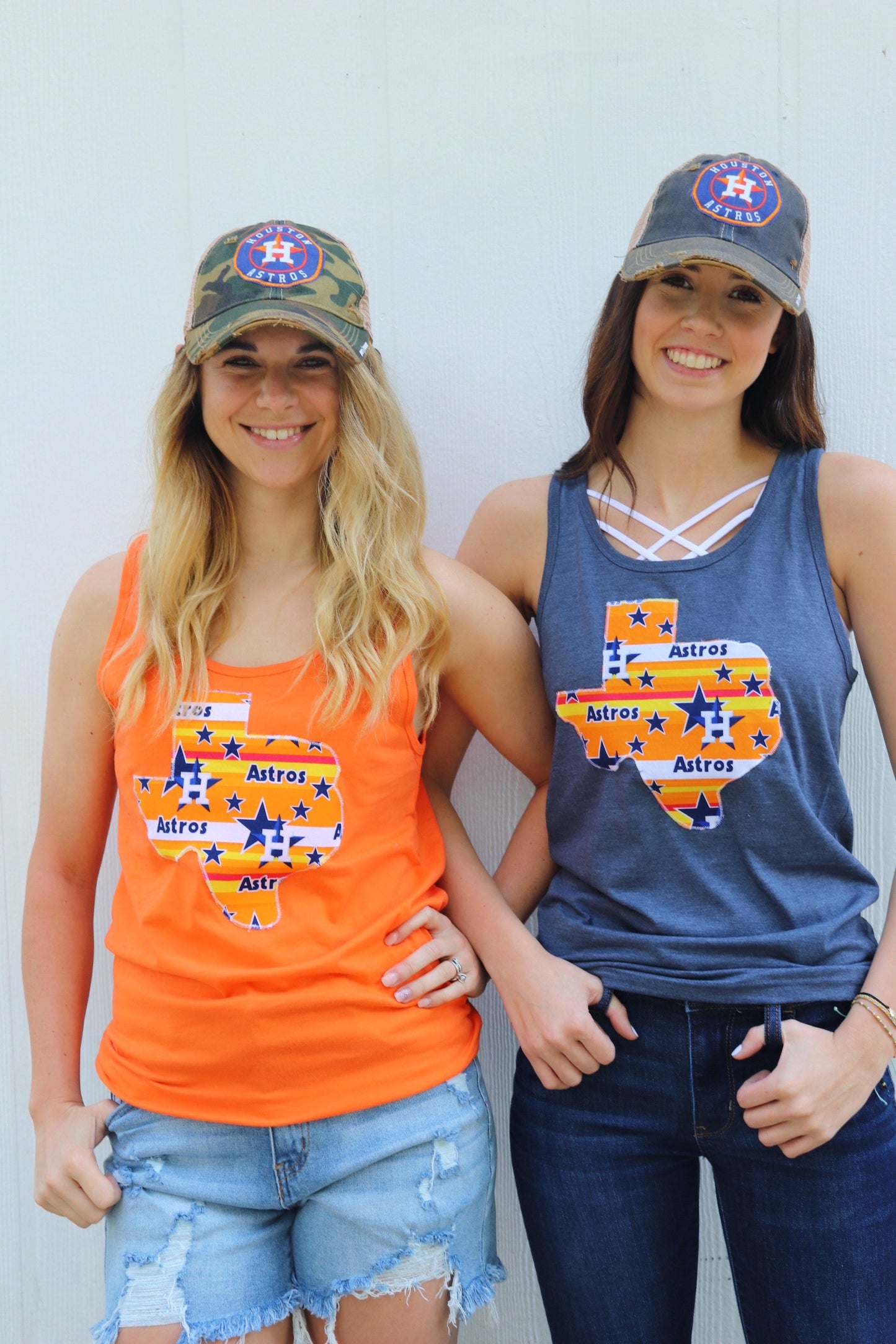 Astros key hole tank by Sweet Texas Treasures