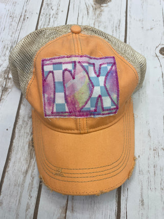 Purple Galaxy TX Dirty Trucker Hat