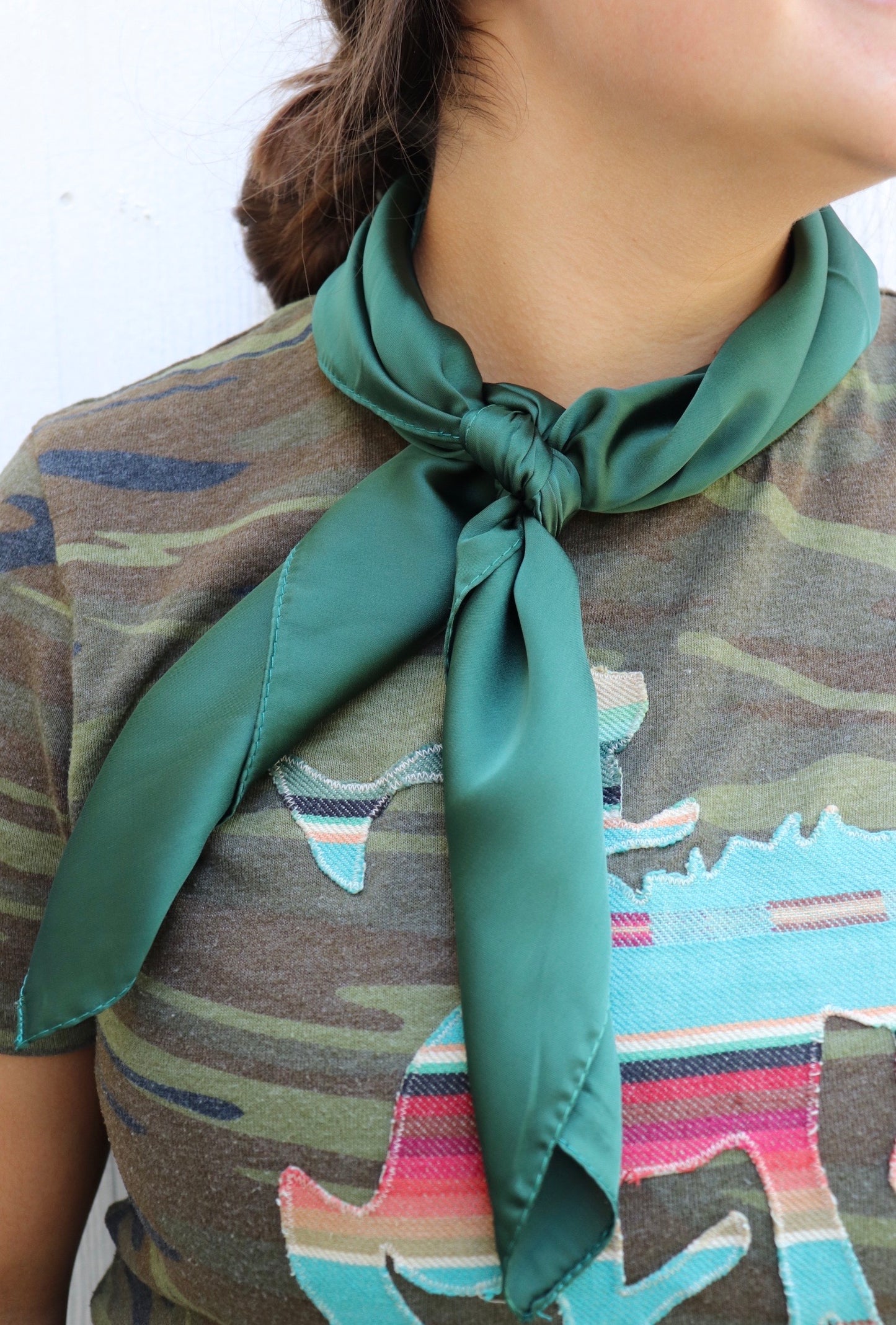 Solid Silk Vintage Neckerchief [10 Colors]