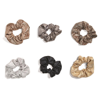 Metallic Sparkle Scrunchies [6 Colors]