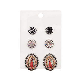 Our Lady of Guadalupe Earring Set