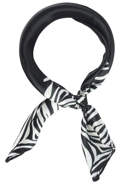 Black & White Zebra Silk Neckerchief